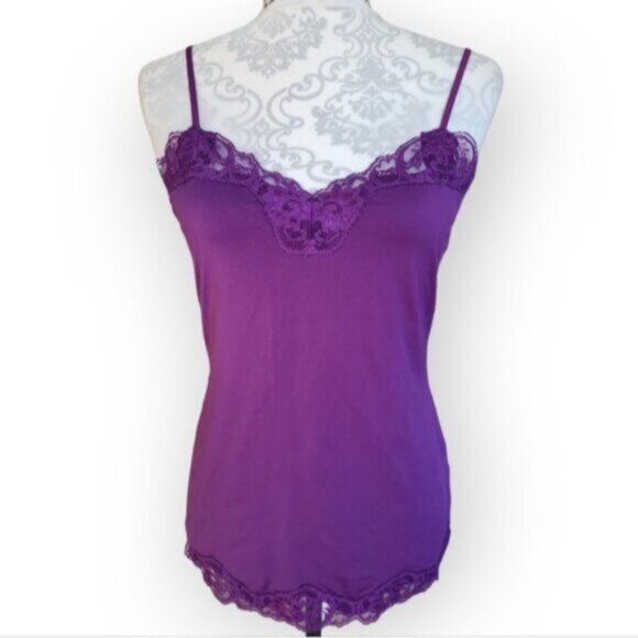 Purple Lace Camisole Ricki’s Sz Medium - Picture 2 of 7